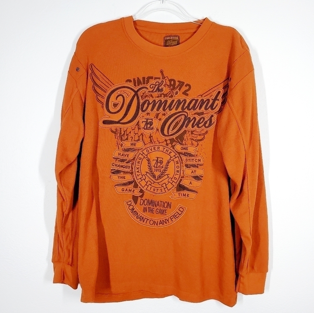 EVOLUTION IN DESIGN THE DOMINANT ONES WAFFLE KNIT SHIRT